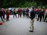 Incident Commander briefing, Lower Falls, Swift River with NH Fire Academy, NHANG helo, Conway Fire, canine search team, USFS, and Rescue 3/NHFA Instructors.