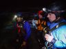 Night ops with Petzl headlamps.